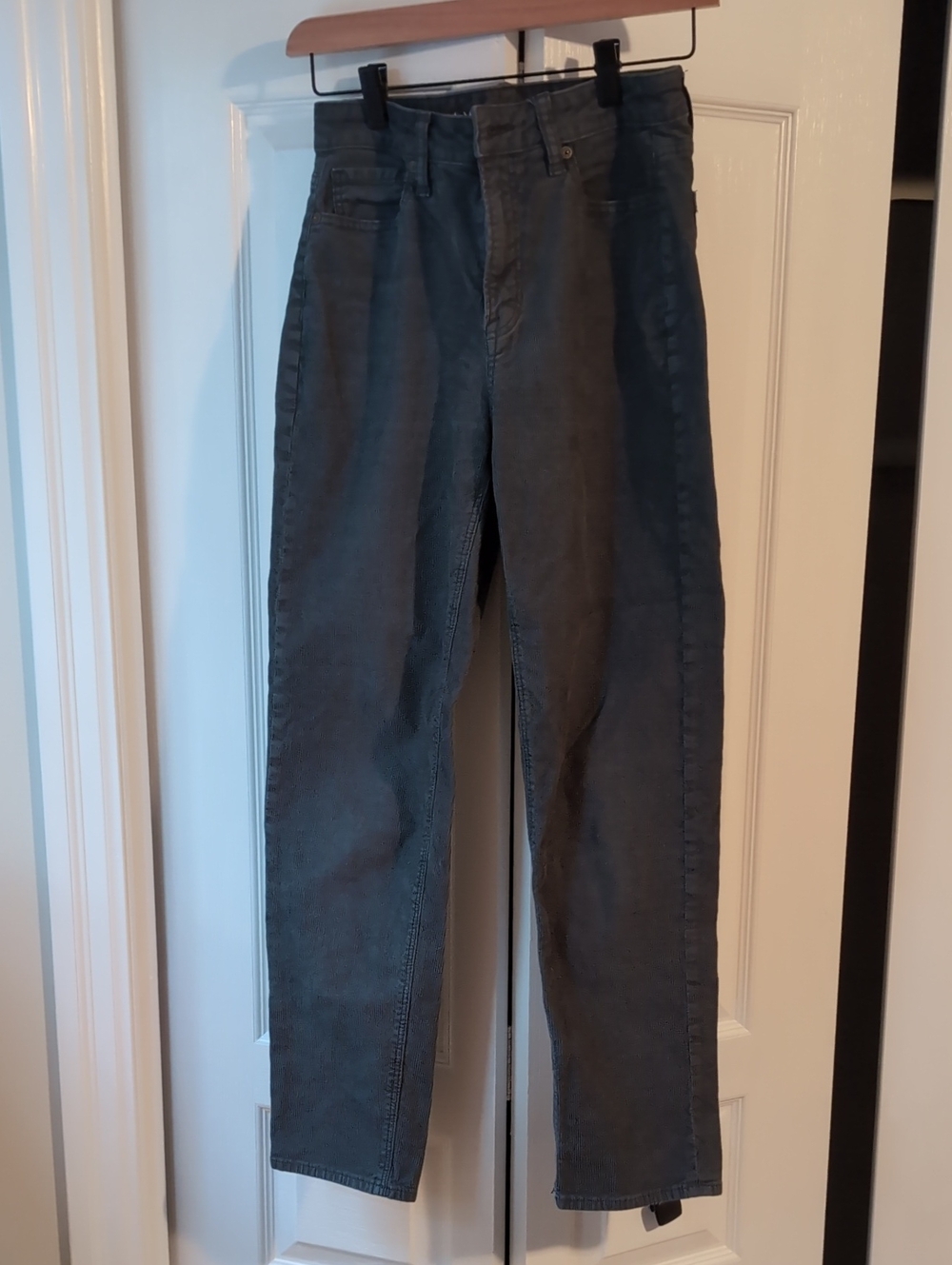 American Eagle Blue Corduroy Pants US2
